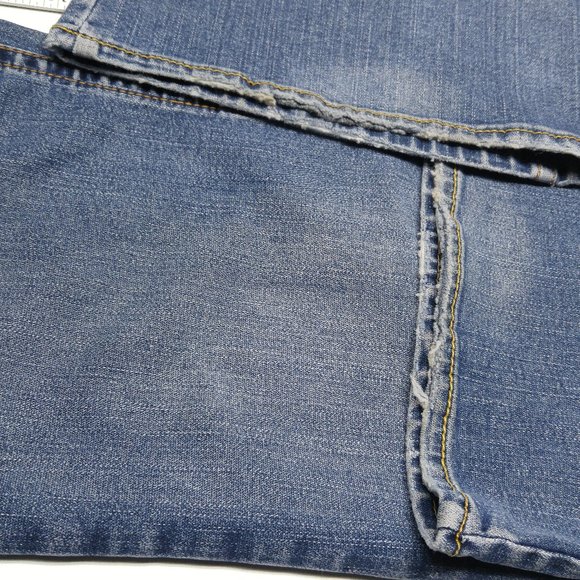 Silver Suki Flare Jeans Women's 34 Stretch Mid Rise C315 - Picture 5 of 13